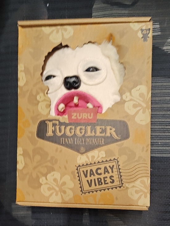 Fuggler Other - ZURU Fuggler Vacay Vibes Plush - White with Pink Mouth
